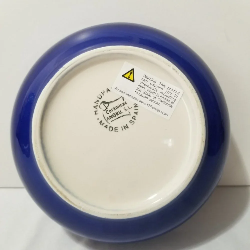 Ceramic Bowl‎ Hand Made Spain 6' New